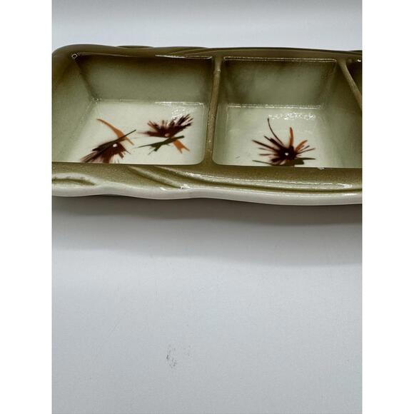 Lane & Co Van Nuys 2419 MCM Divided Relish Tray 1950s California - Picture 6 of 11
